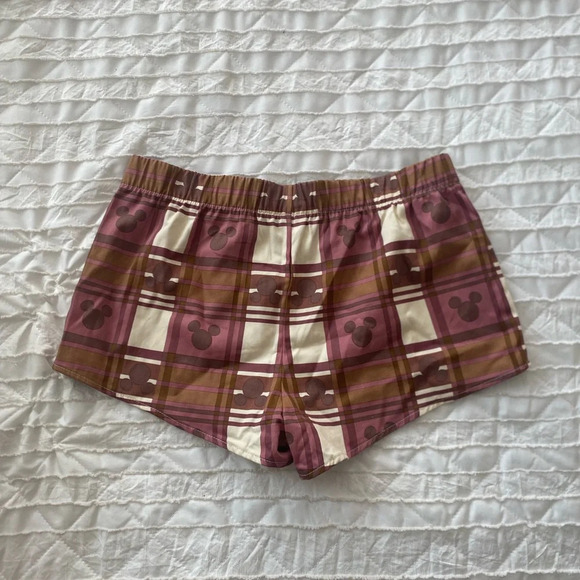 Mickey Mouse Plaid Boxer Shorts - Picture 3 of 3